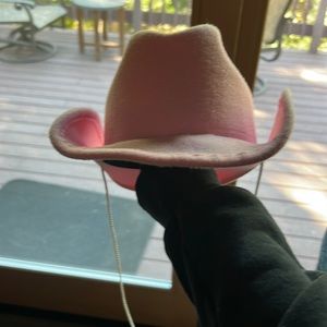 Pink Youth cowgirl hat